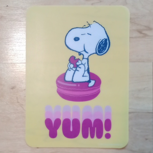 Large Peanuts Snoopy Charlie Brown Flexible Cutting Chopping Boards 4 pack - Picture 3 of 11
